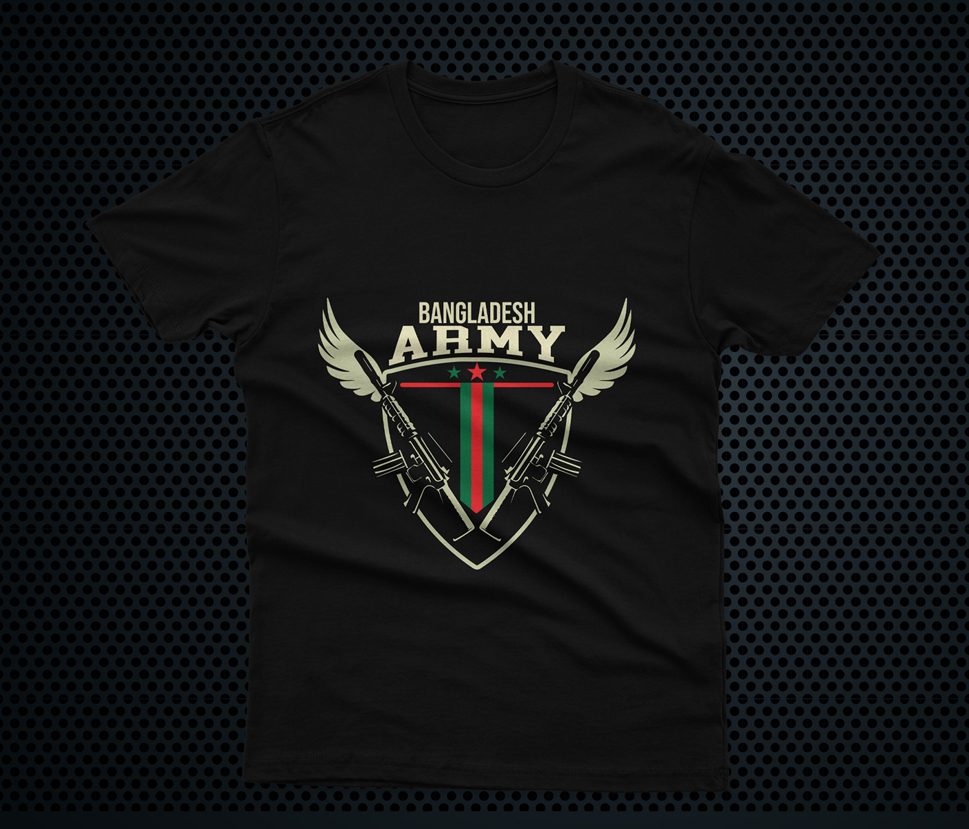 Bangladesh army typography   Graphic Designer Military design marketing   army t shirt design military t shirt