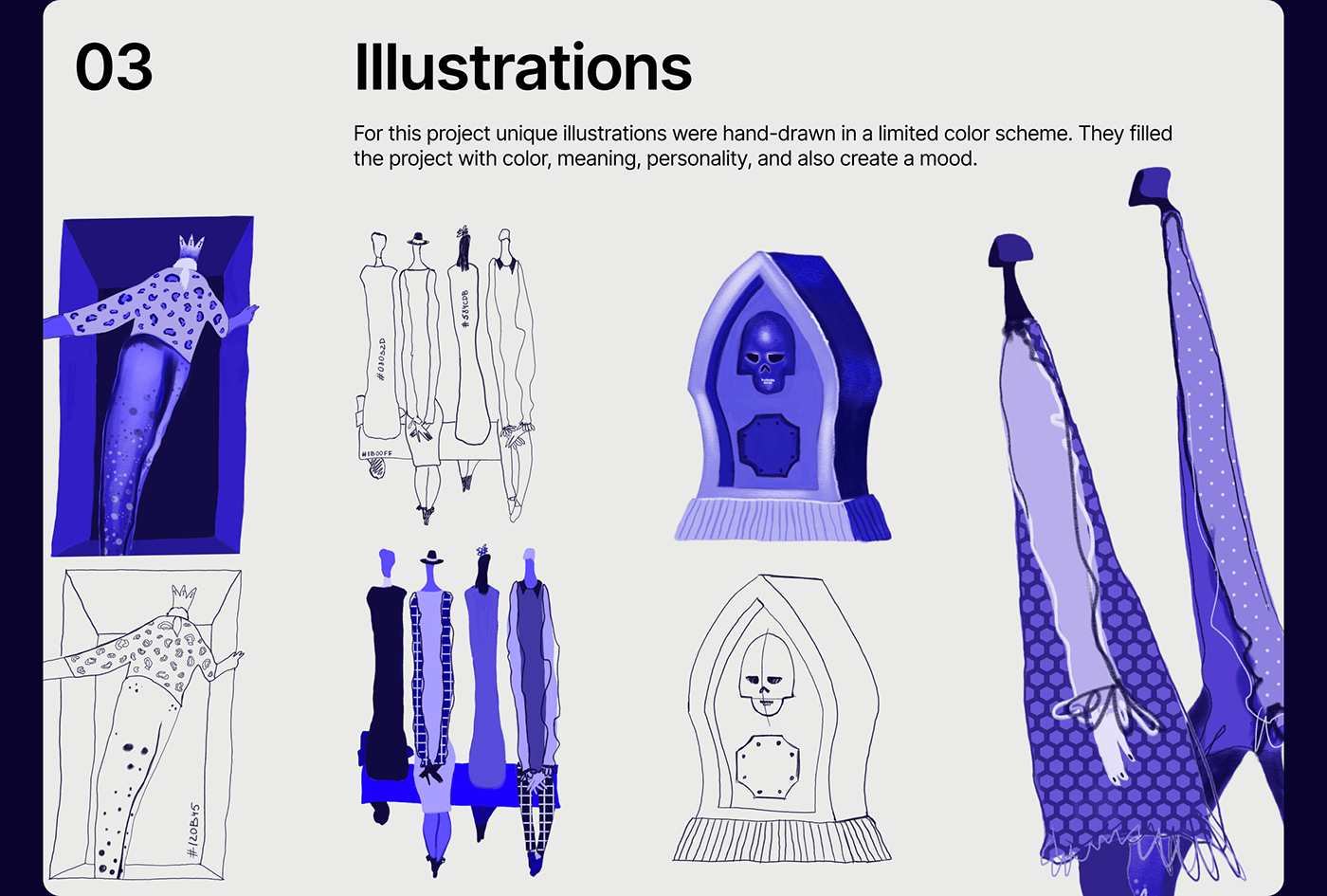 digital Figma illustrations karl lagerfeld longread Procreate Web Design 