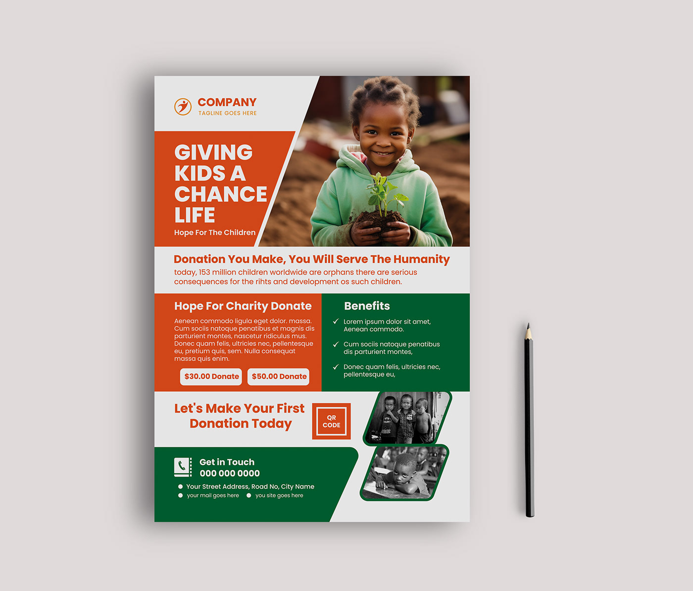 creative charity non-profit campaign marketing   flyer free download design Social media post Graphic Designer
