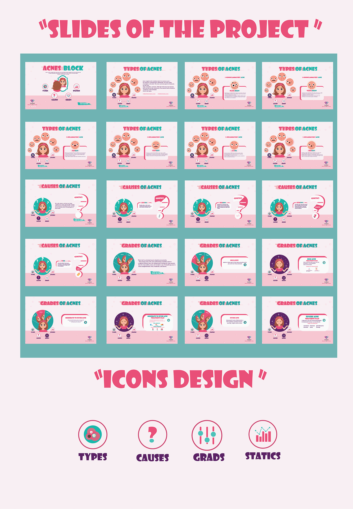 Character design  design icons interaction interactive Interactive Infographic