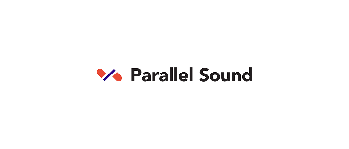 identity Audio music color minimal logo geometry sound parallel