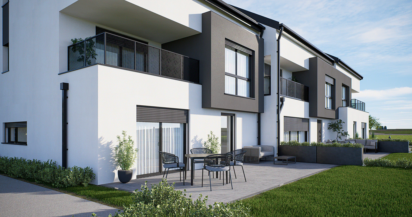 house archviz CGI 3D architecture luxury elegant minimal modern