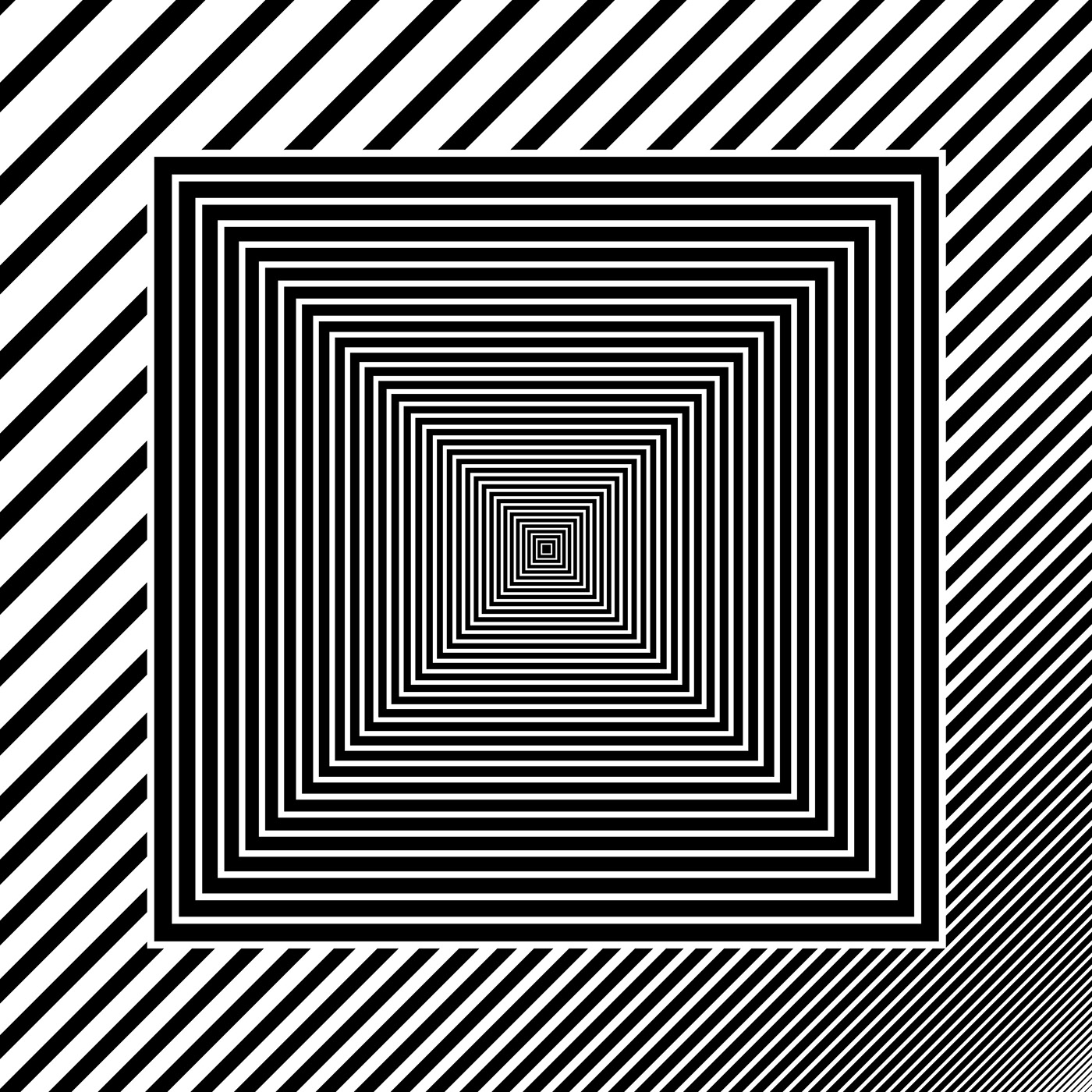 adobe illustrator Digital Art  illusion ILLUSTRATION  op art opart optical pattern vector