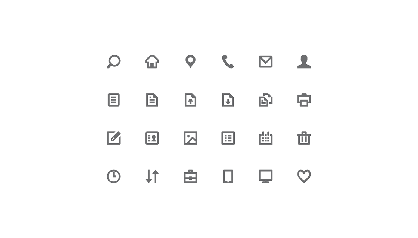 Icon UI Web Website vector flat simple icons freebies icons set