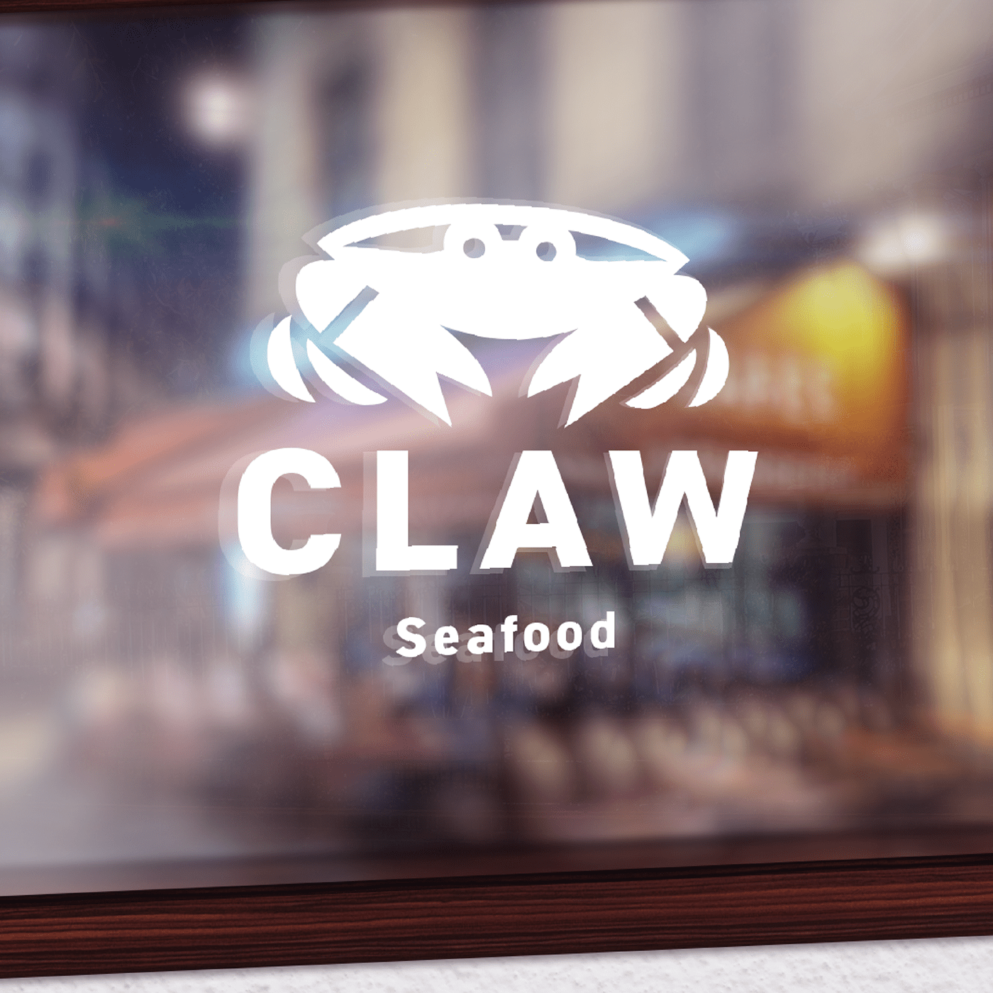 restaurant logo Seafood Logo  Seafood Restaurant crab logo