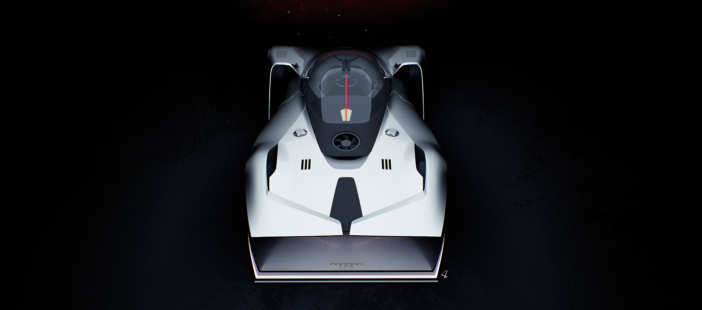 car concept FERRARI le mans 3D blender3d car design CGI Transportation Design Unreal Engine 5