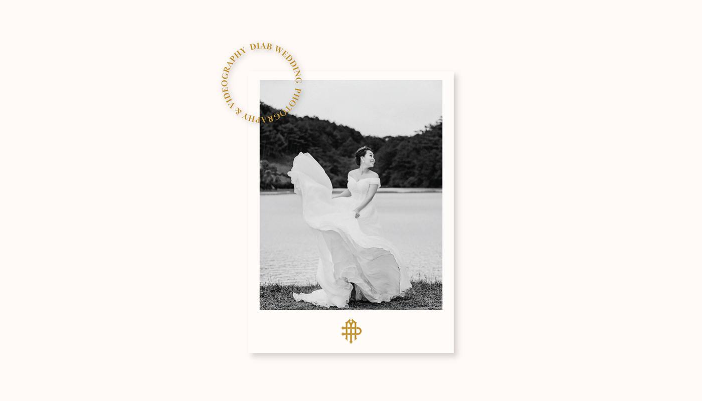 branding  gold Identity Design Illustrator lettermark logo luxury monogram Photography  Wedding Photography