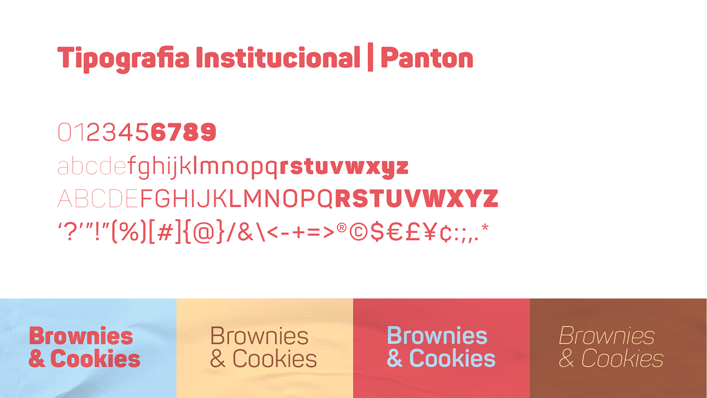 Adesivos brownie cookie diversidade Doce embalagens rebranding redesign brand