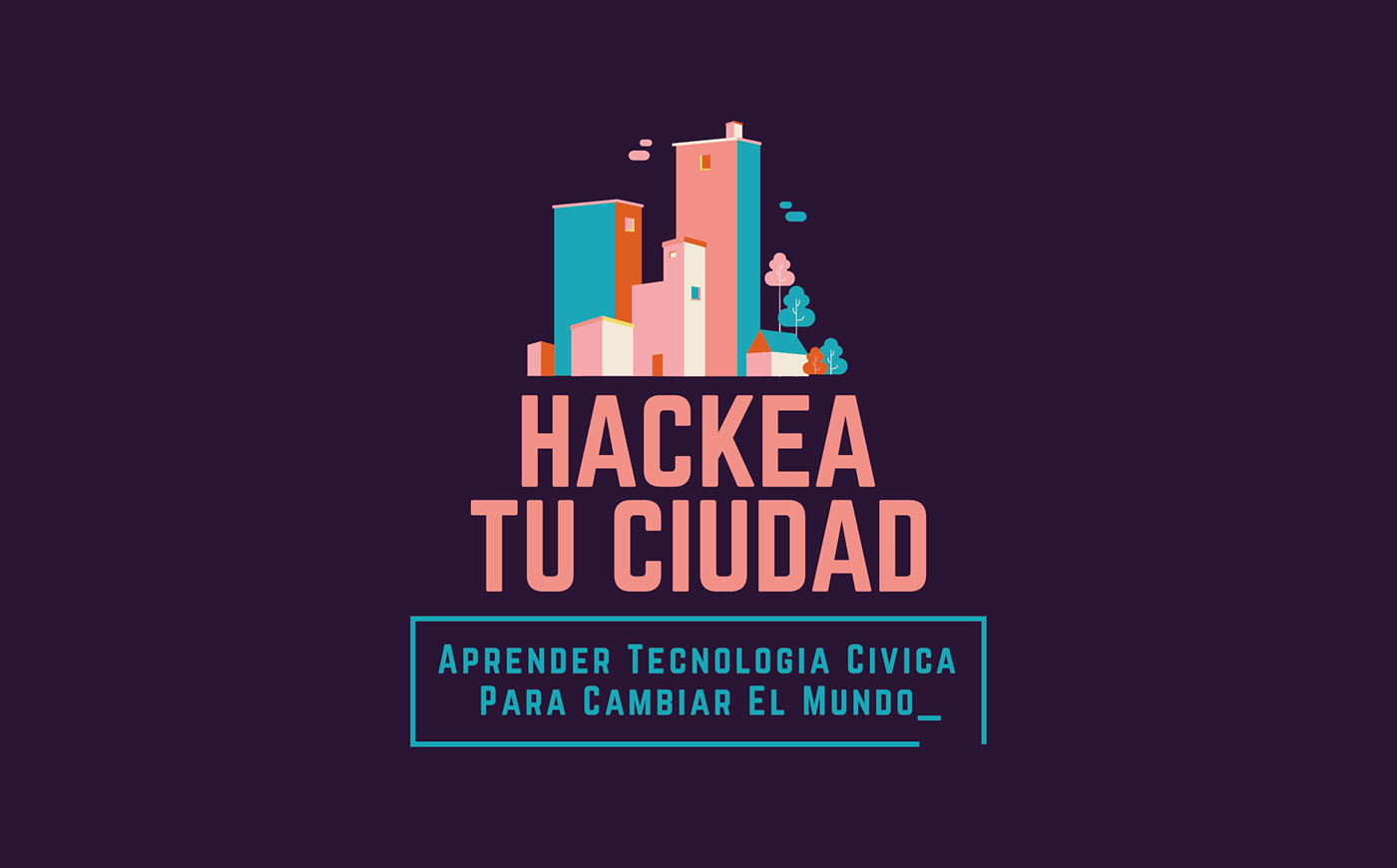 logo Logotype hackers makers Coders robot machine tech hackathon city SmartCity app campaign mexico