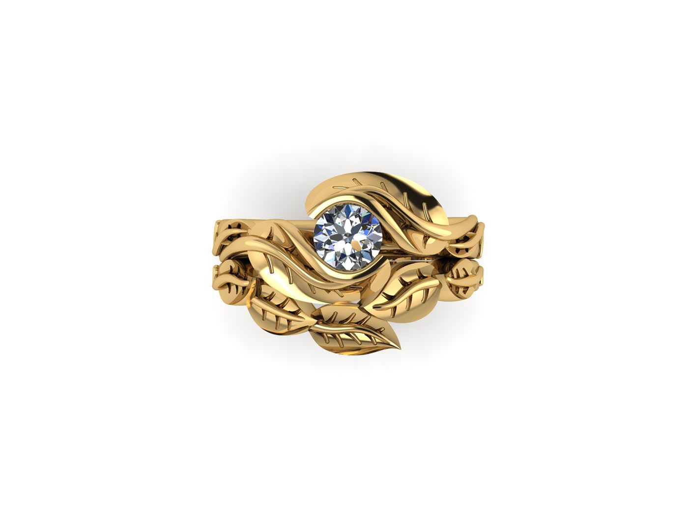 3D band diamond  gold jewellry jewelry model printable ring silver