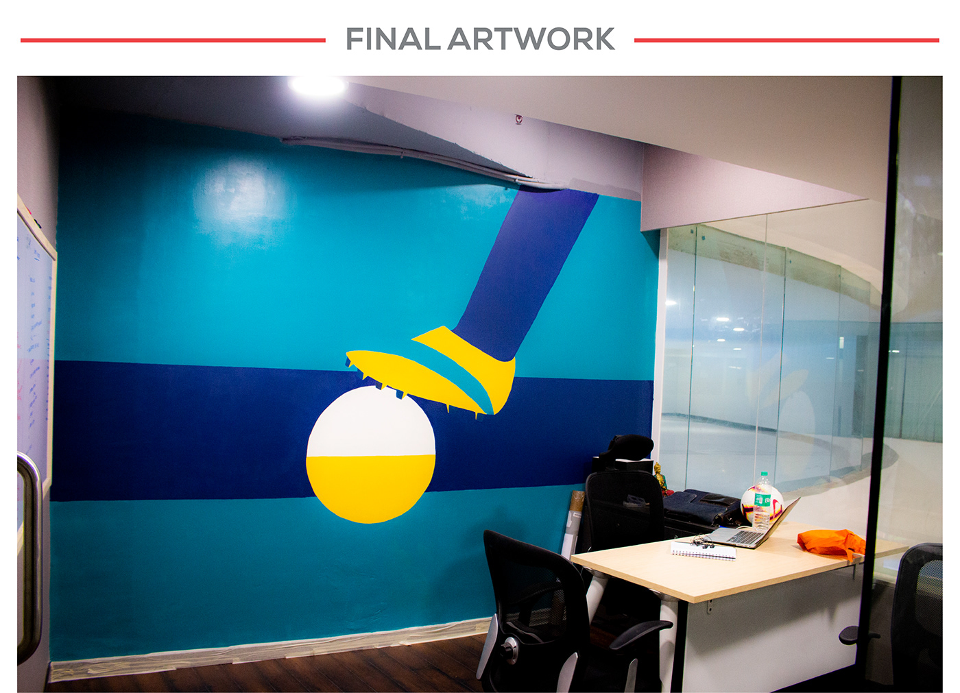 Wall murals sports painting   space enhancement graphics doodle art Murals interiors handpainted wall art