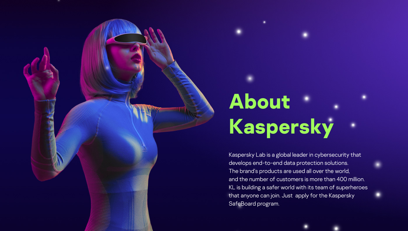 banner Creative Design Kaspersky key visual kv marketing   photoshop retouch retoucher retouching 