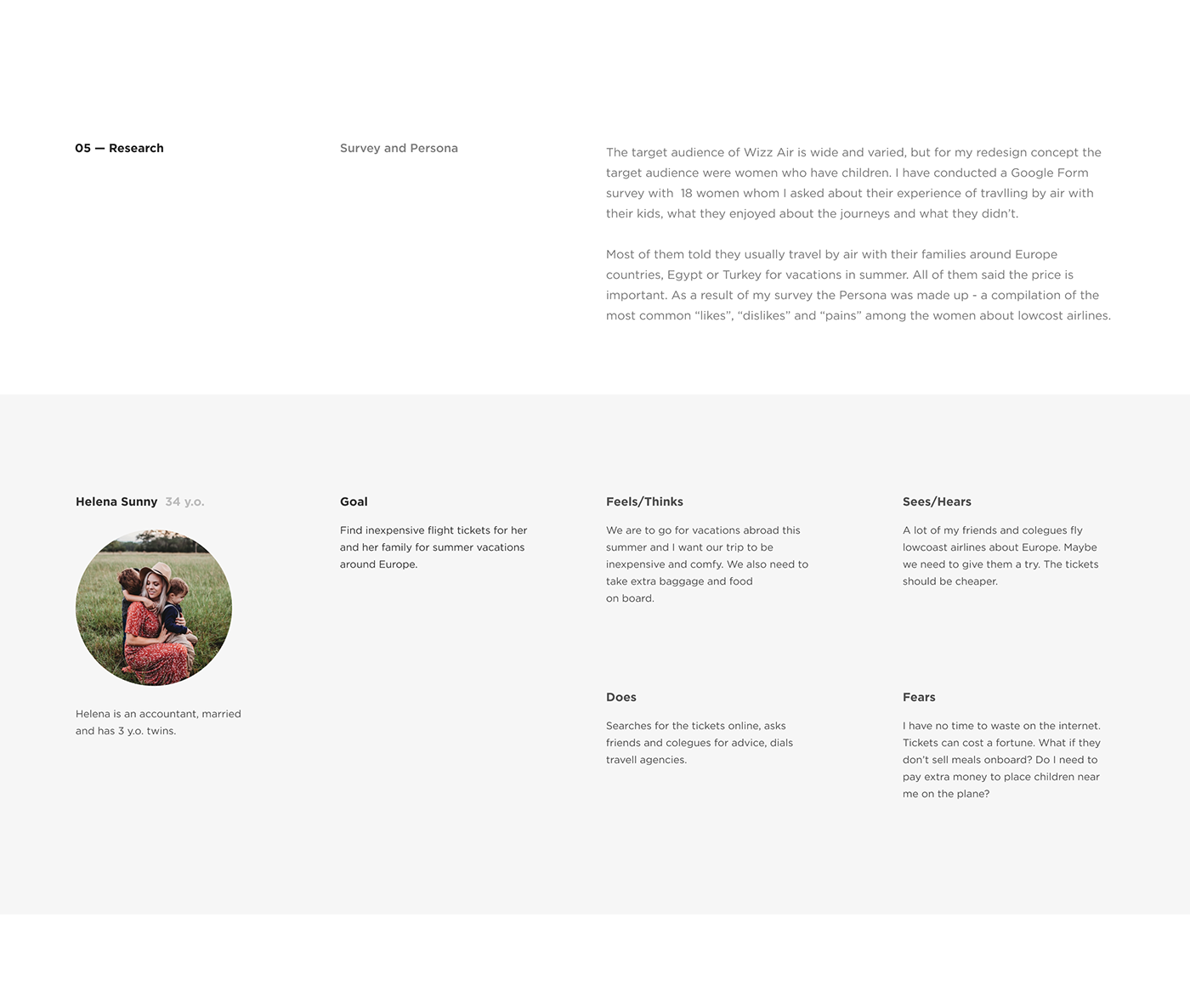 Case Study design Interface redesign UI ux UX Research Web wizzair