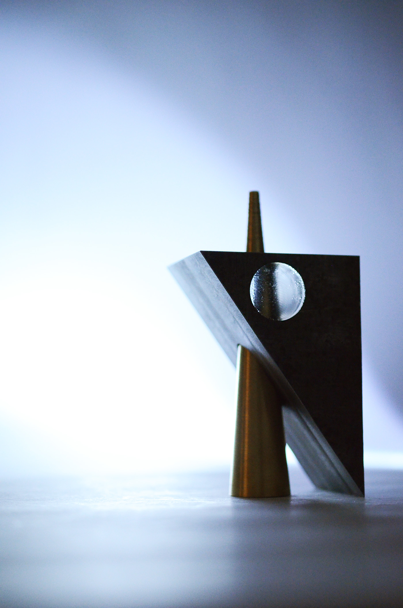 Machining Metals II Form geometric sculpture Window Solids Bridgeport fabrication