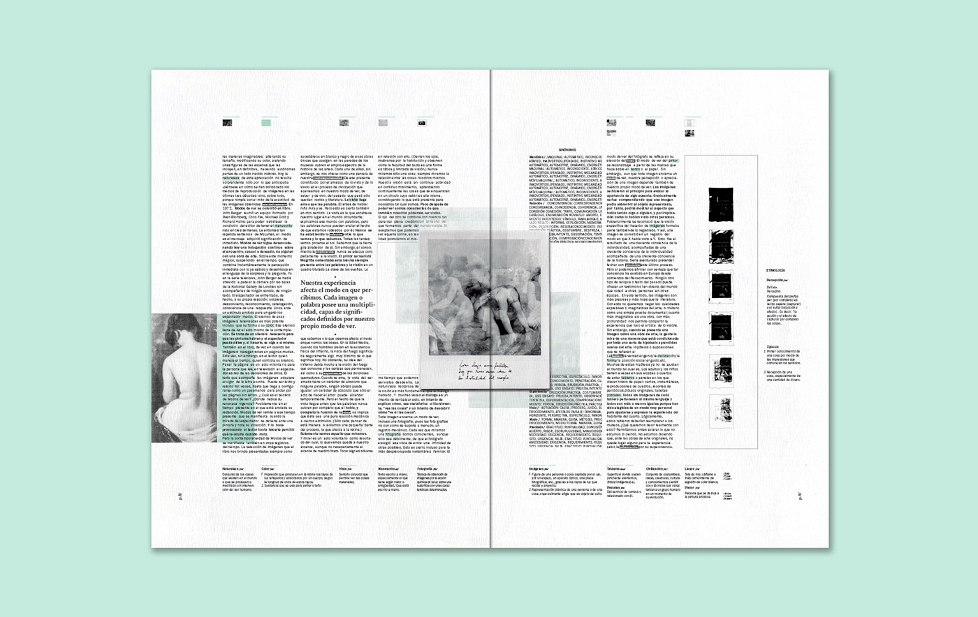 john berger editorial fadu Gabriele Layout fanzine identity design type magazine