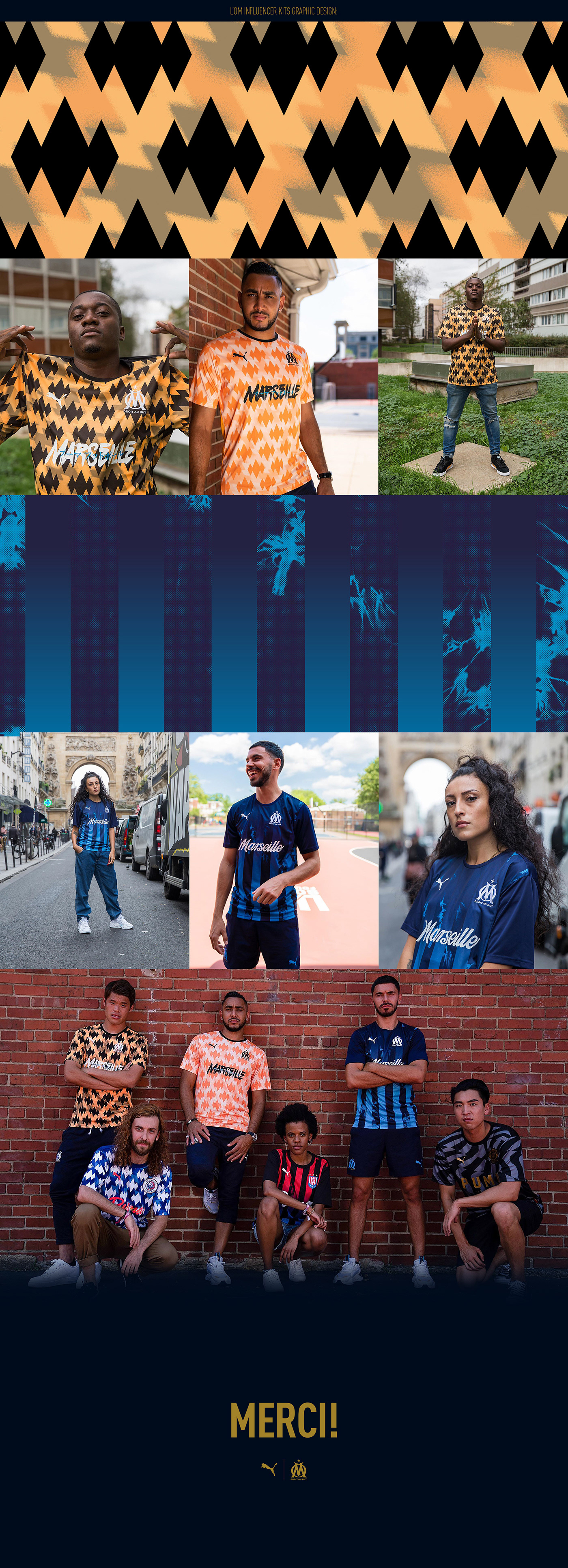 Graphic Design Olympique de Marseille Kits 2019 / 2020 on Behance