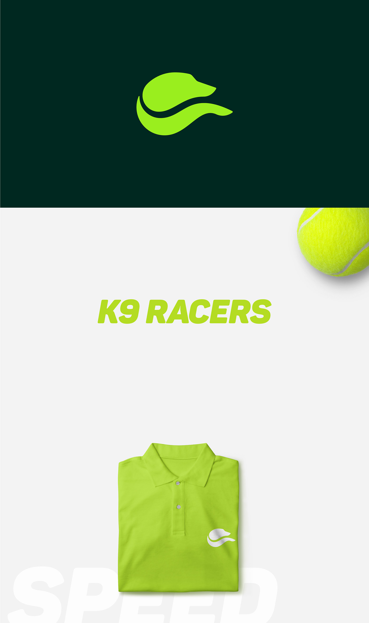 Brand Design brand identity design dog flyball logo Logo Design race tennis ball visual identity