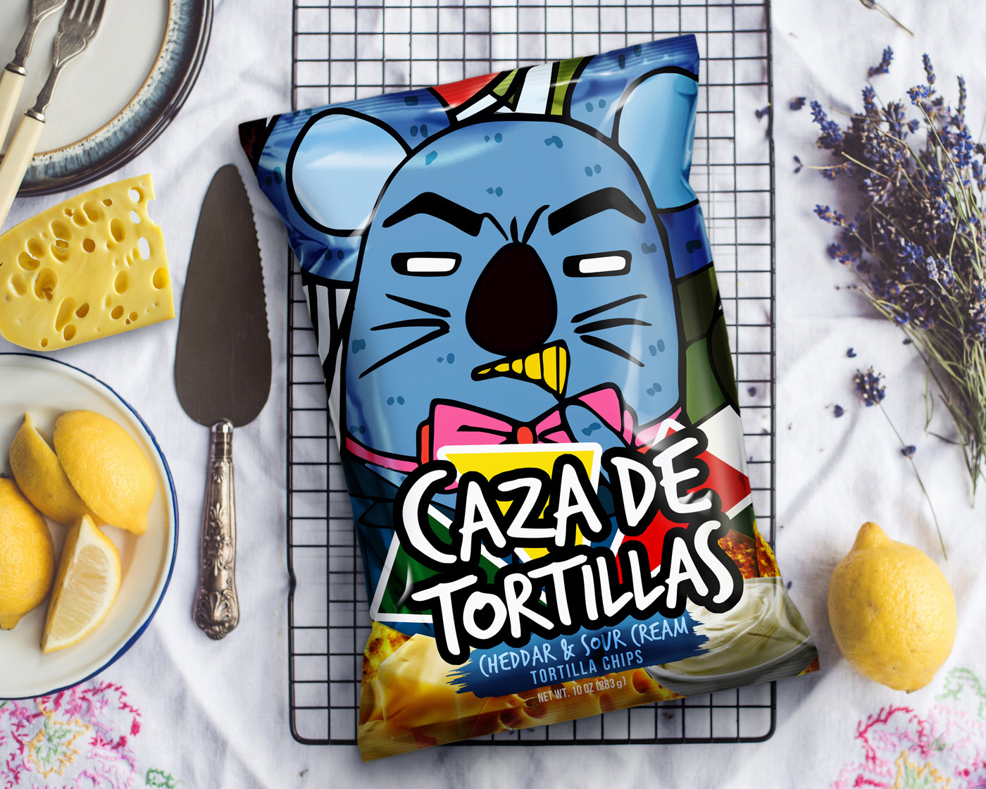 cute snack chips Tortillas Food  animal creative Innovative kawaii colorful