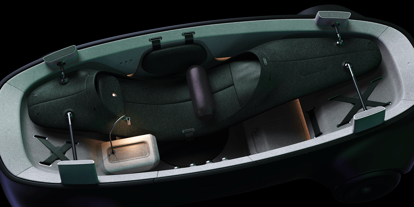 Audi automotive   Autonomous business design Interior sketch transportation UID umeå