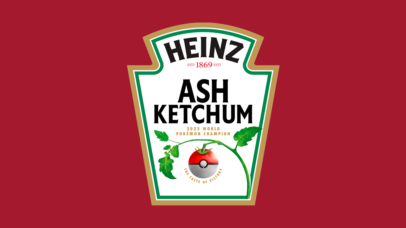 ads anime champion heinz japan ketchup Packaging Pokemon product WorldCup