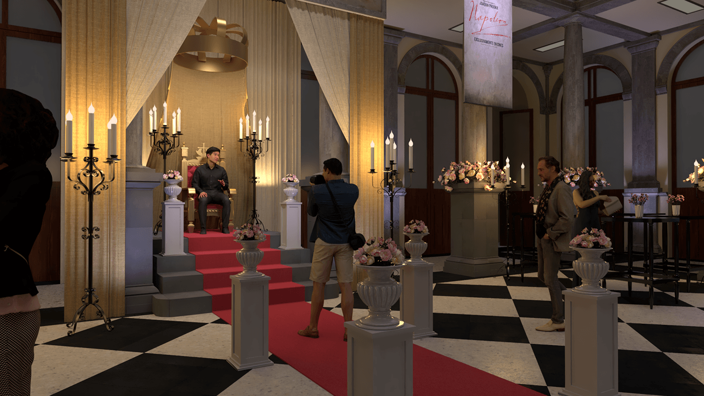Event Design napoleon party history throne Themed historical
