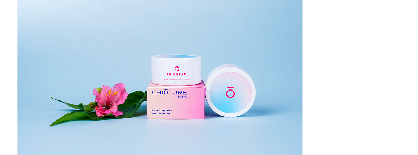 Chioture Сhine Cosmetic brand brand identity logo beauty decorative cosmetics Beautiful identity