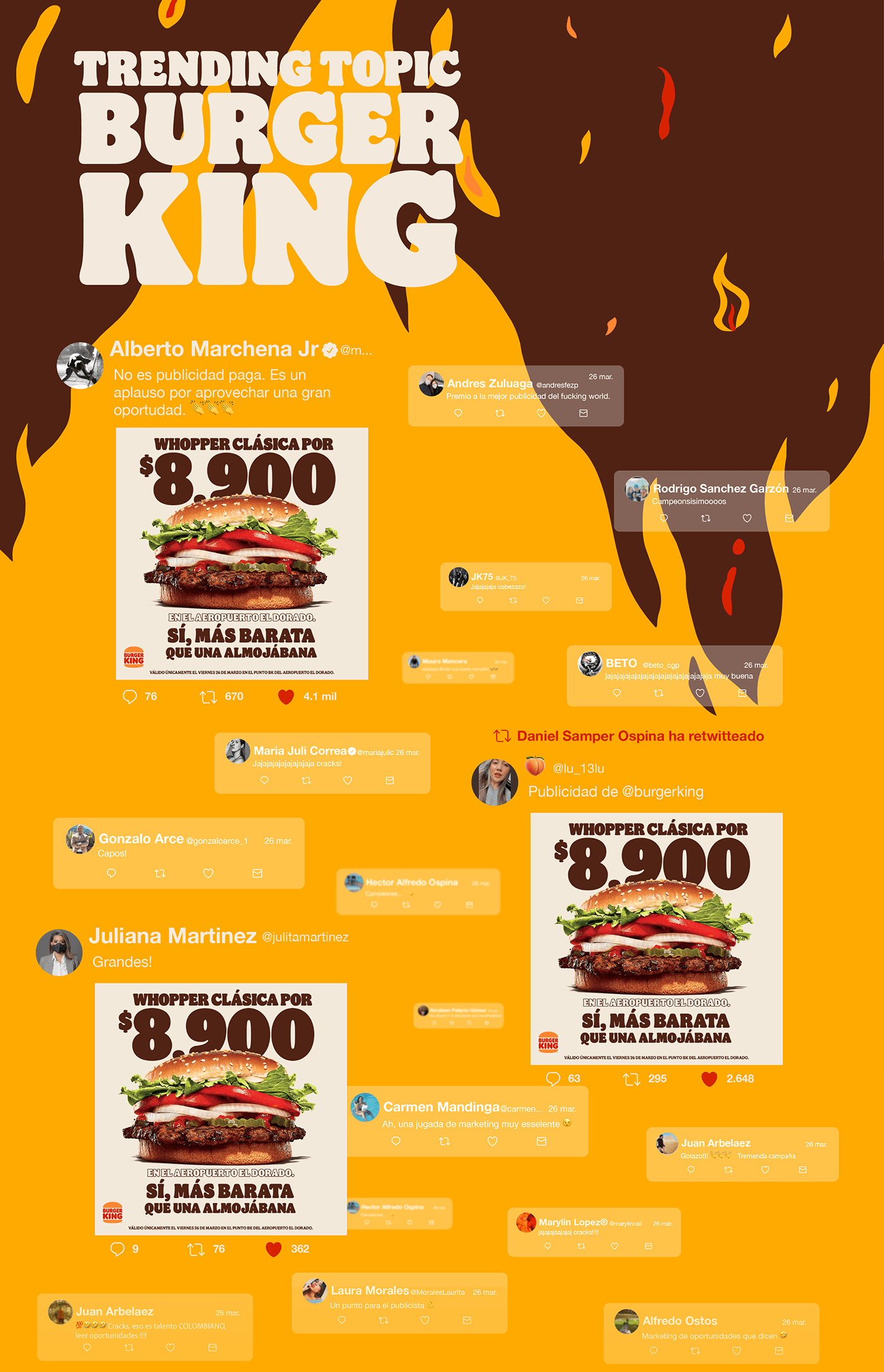 Advertising  Burger King promo social media ads campaign Cannes marketing   post Social media post