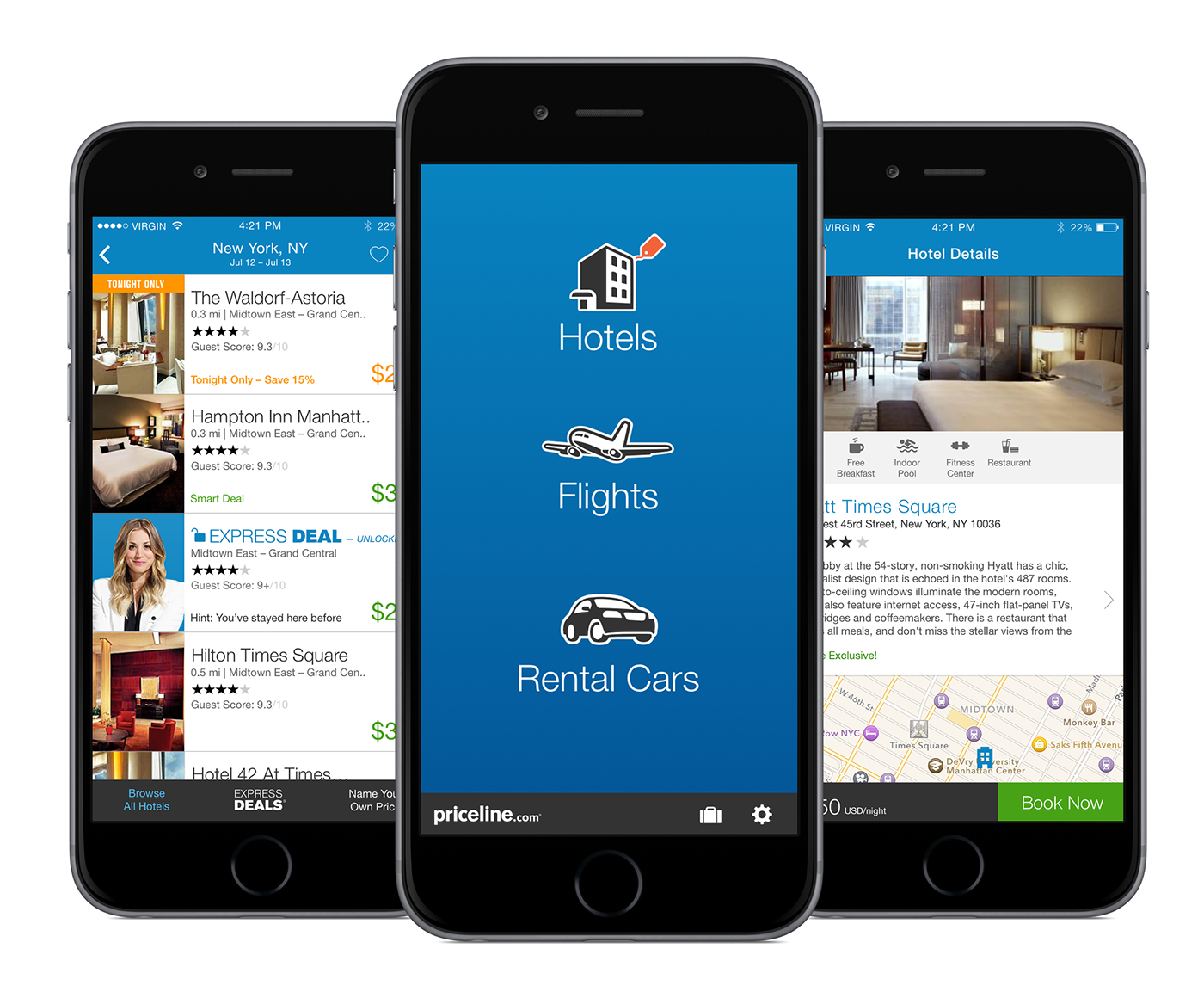 Priceline.com iOS App: Hotels on Behance