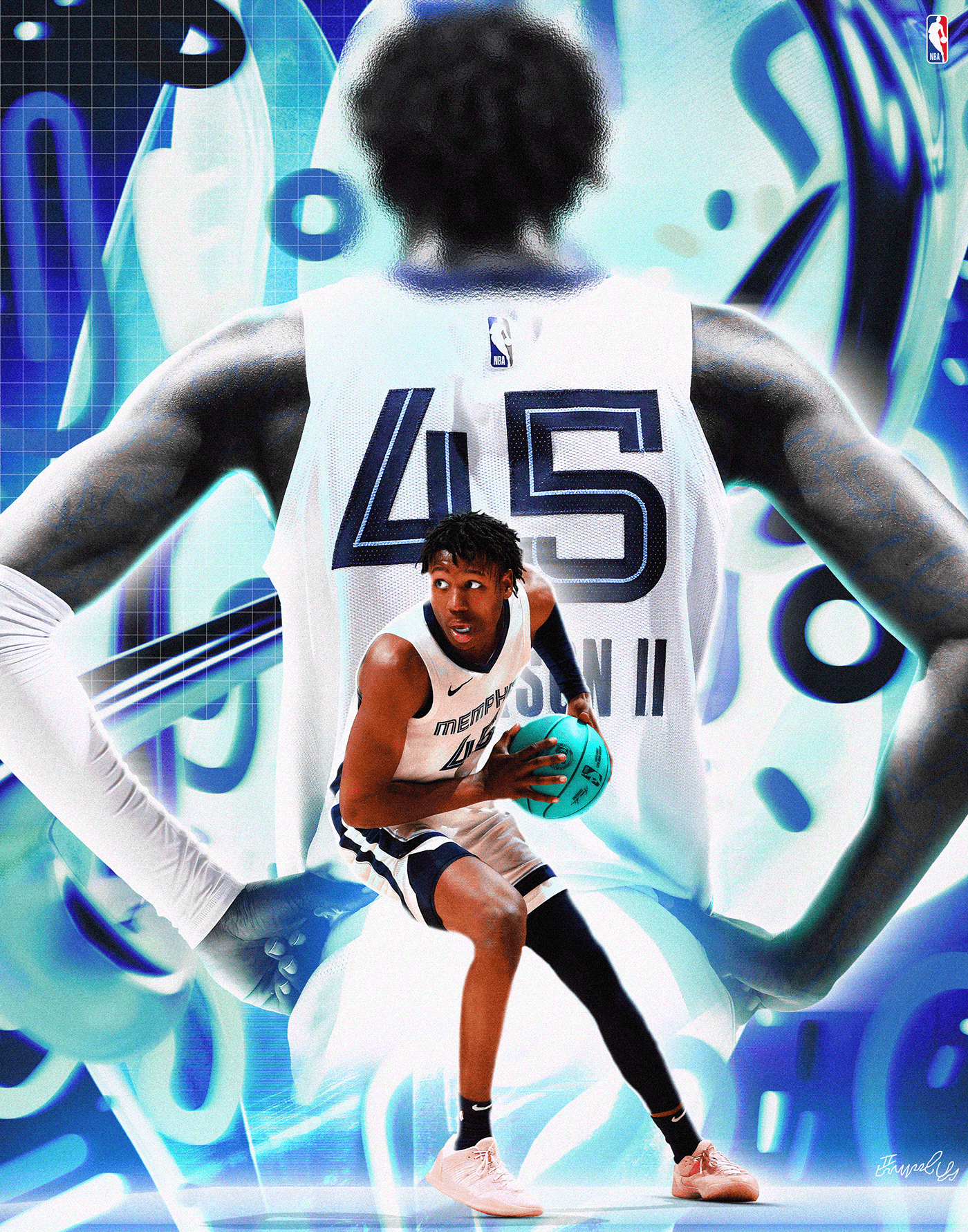 grizzlies basketball Sports Design photoshop Graphic Designer NBA