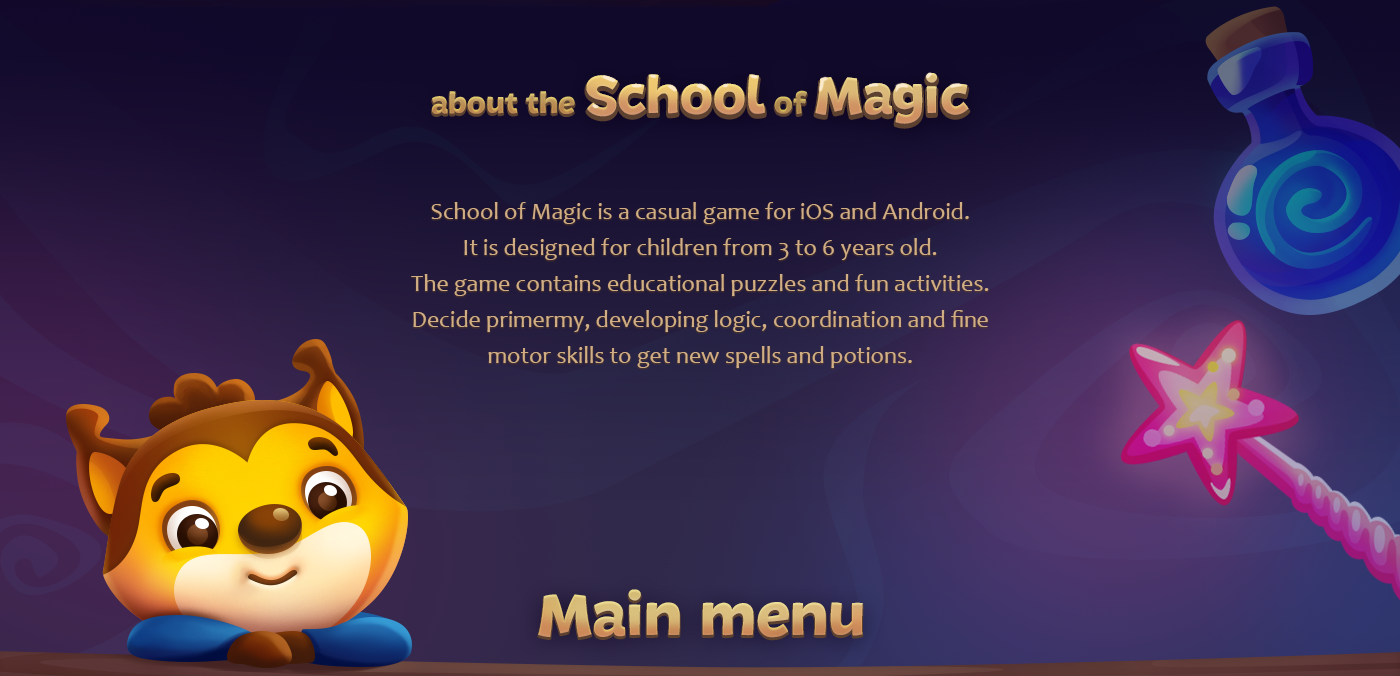 animations cartoon For Kids game game ui Icon logic Magic   mobile game school