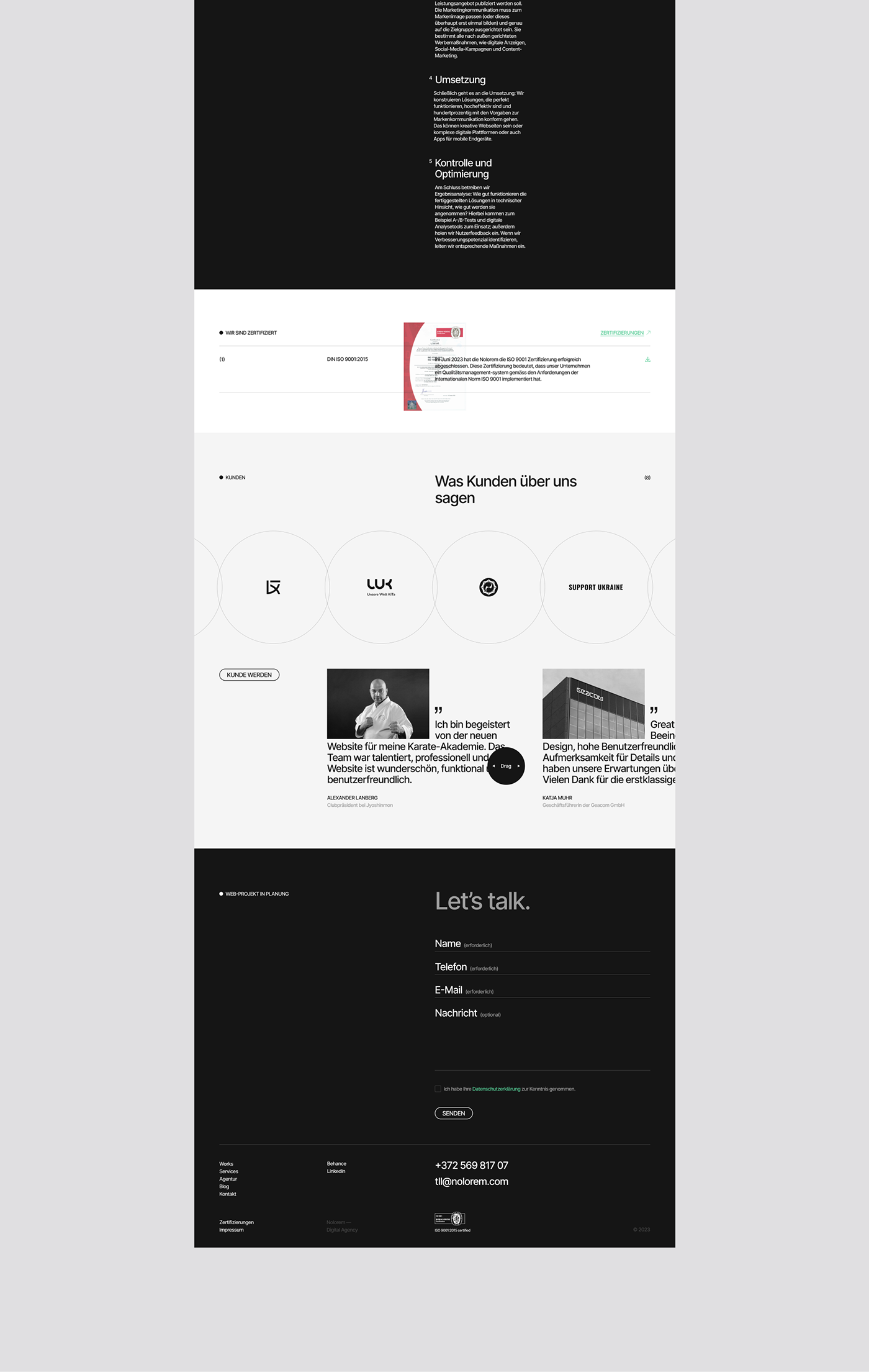 Website wordpress UI/UX agency corporate web development  design design agency brand identity digital