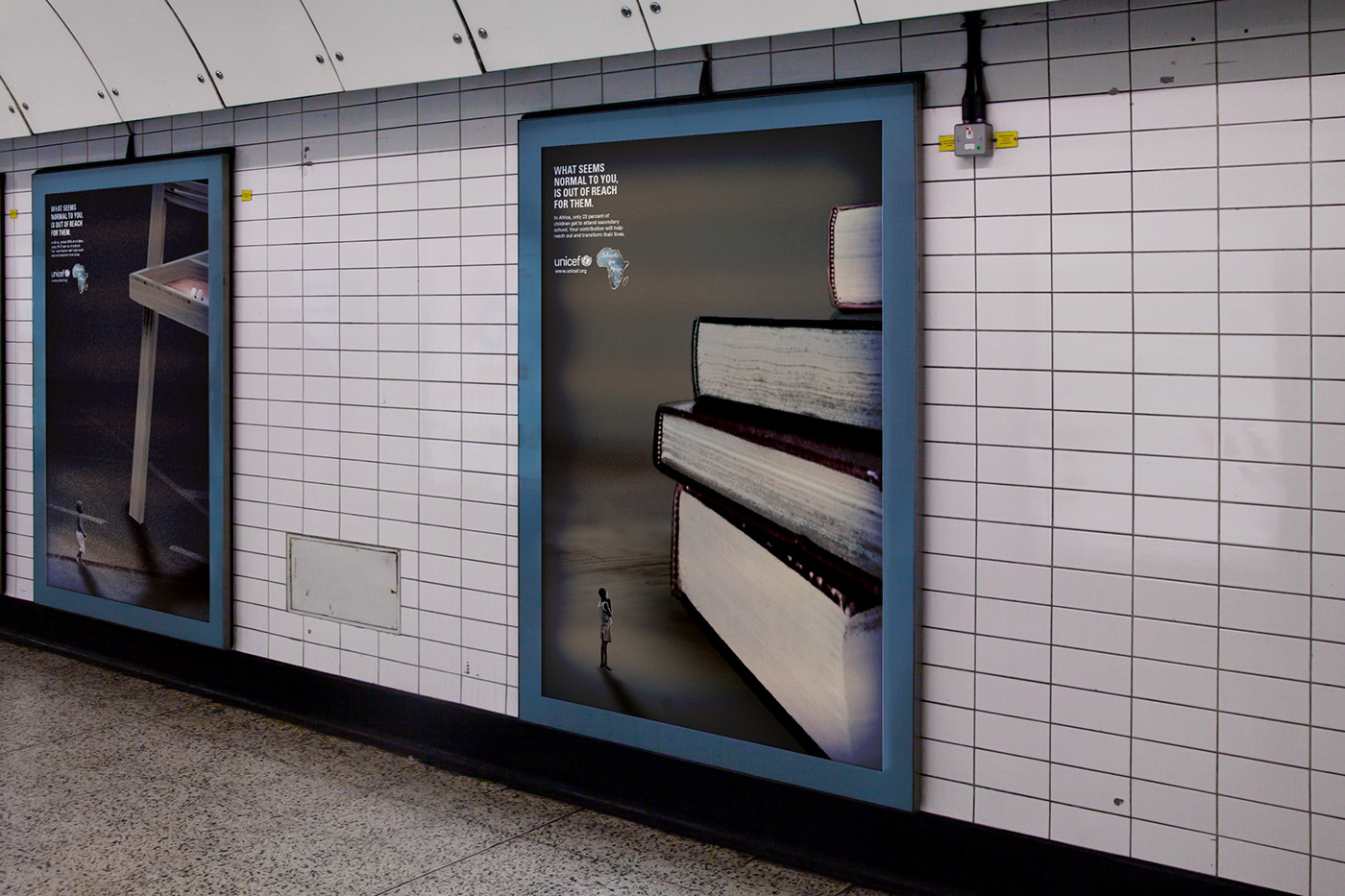 campaign Advertising social campaign art direction unicef graphic design Photo Manipulation
