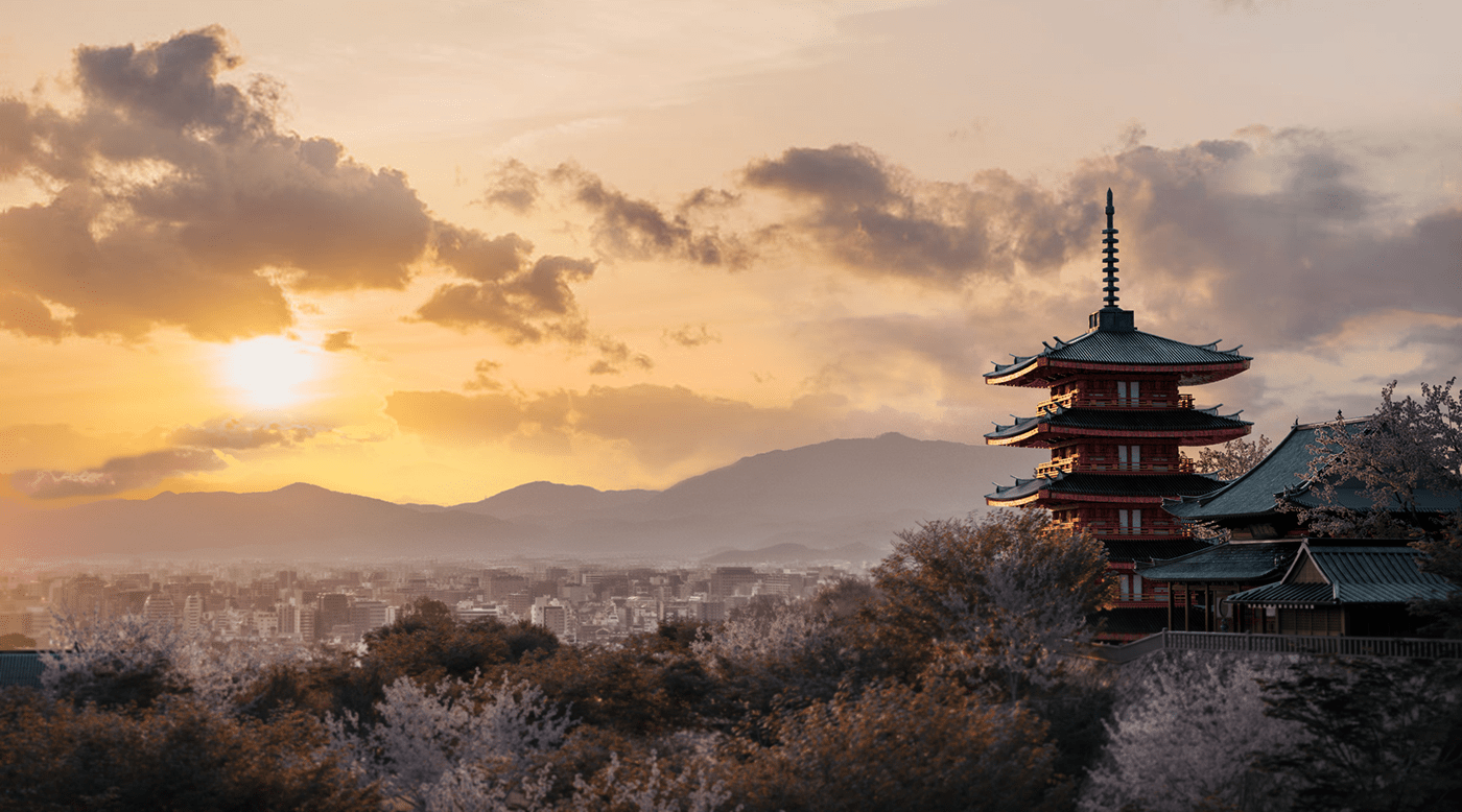 3D 3ds max archviz art direction  corona design japan Landscape photoshop sunset