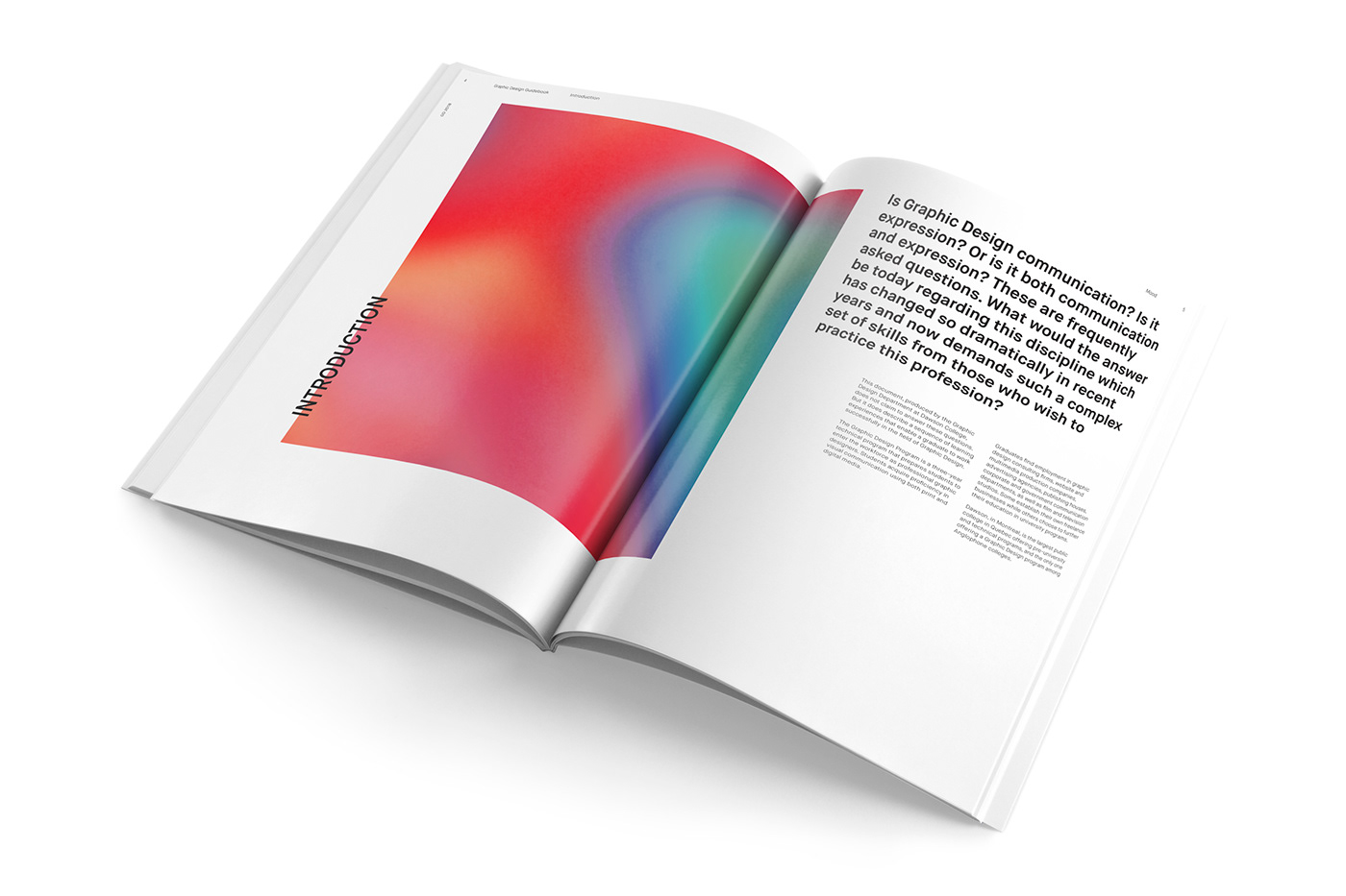 gradients design colors graphicdesign publication editorial maisonneue NEUEHAUS typography  