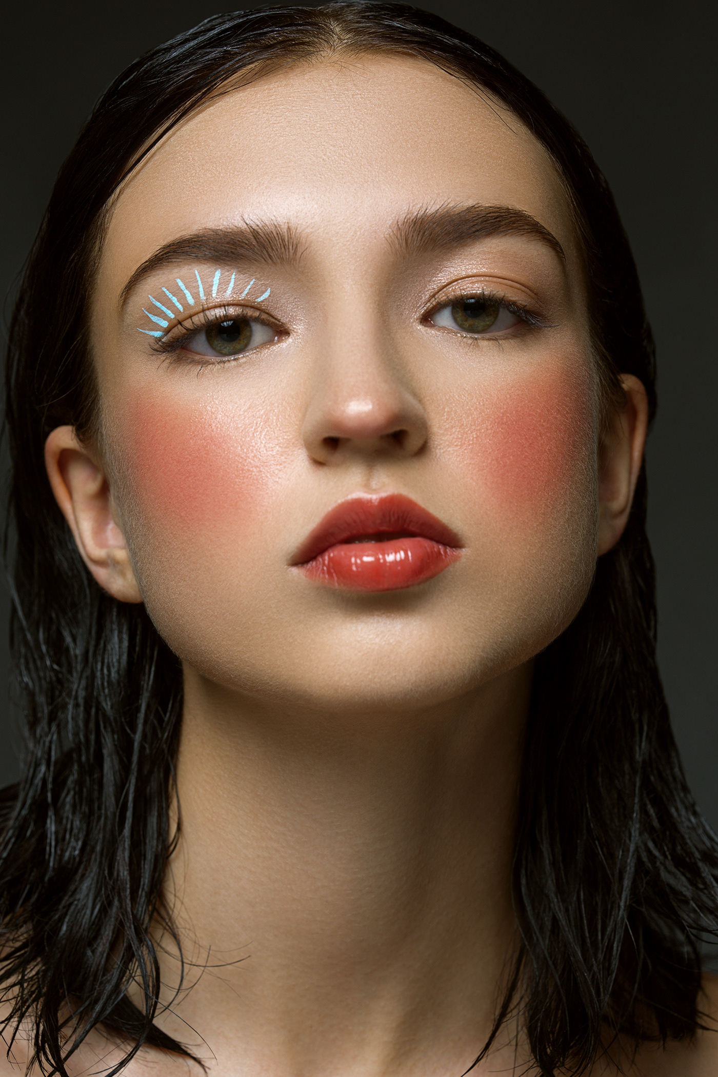 beauty Fashion  makeup model