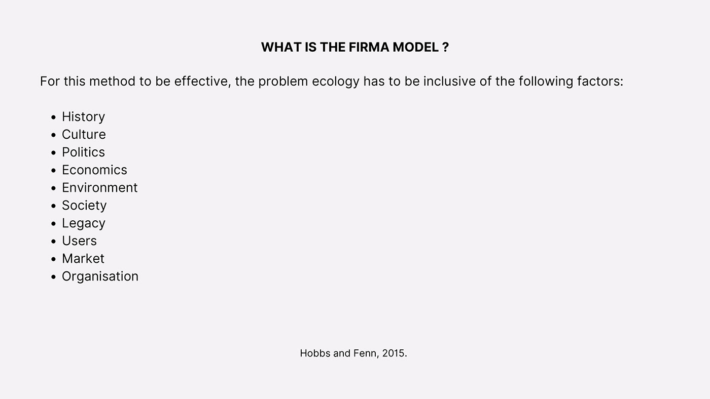 firma problem solving design thinking