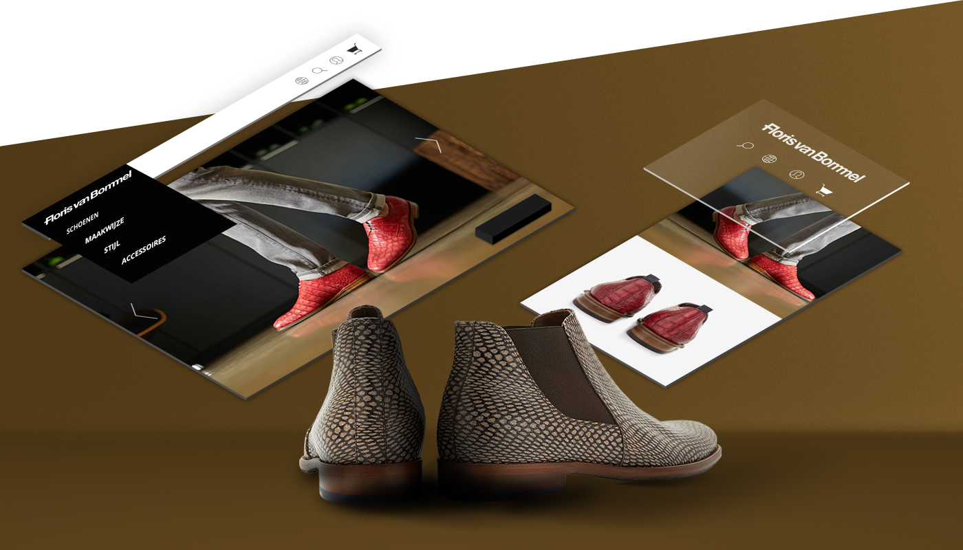Mode Ecommerce Website Responsive shoes