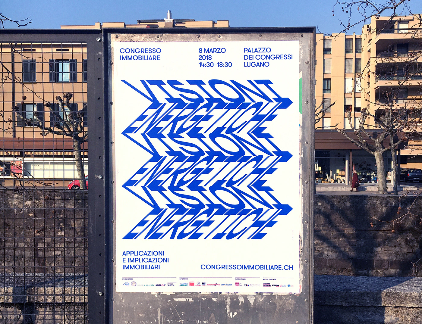 lugano swissposters BRRR Typeface Zurich Lausanne zig-zag poster Switzerland milano type