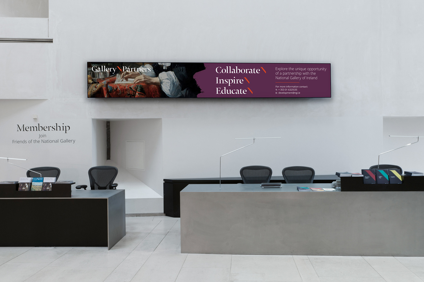 art gallery reports wayfinding programme maps mobile