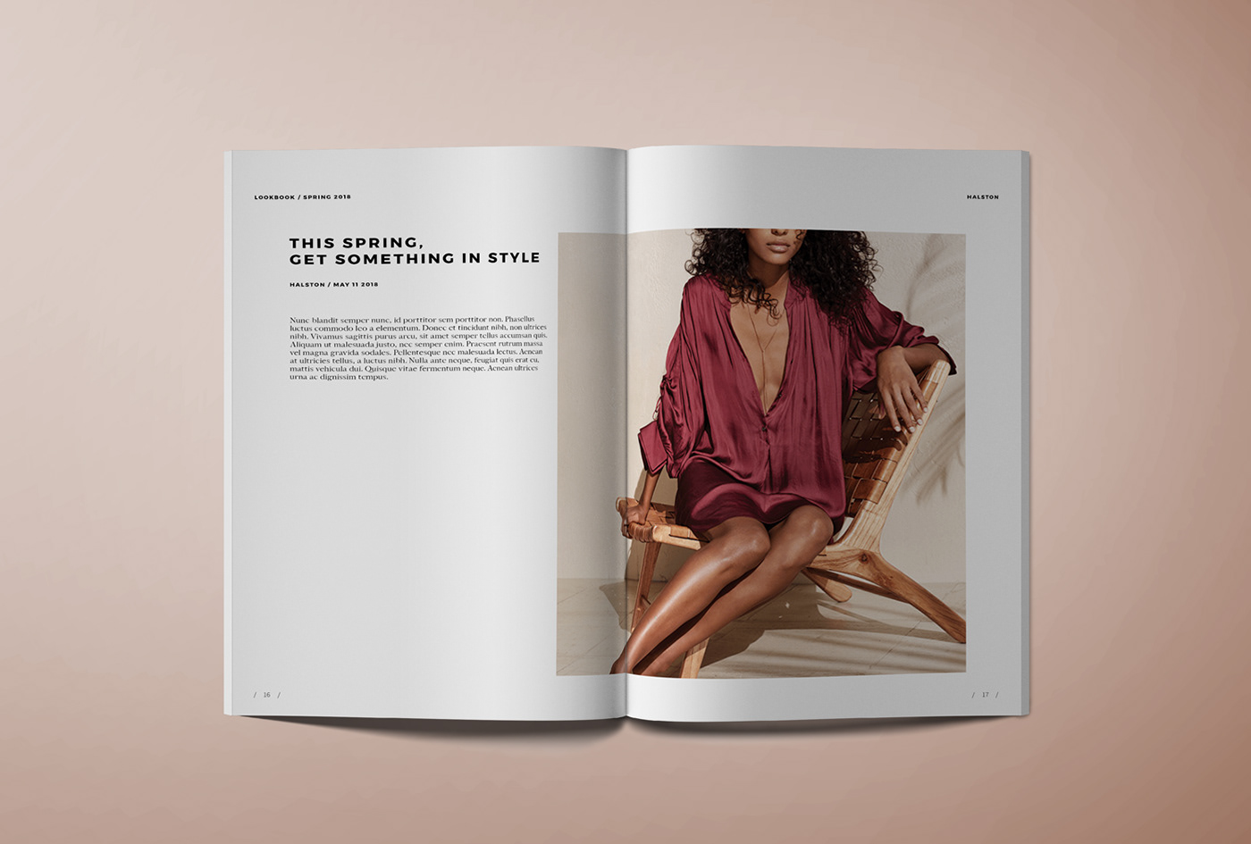 Fashion  magazine Layout art direction graphic design a4
