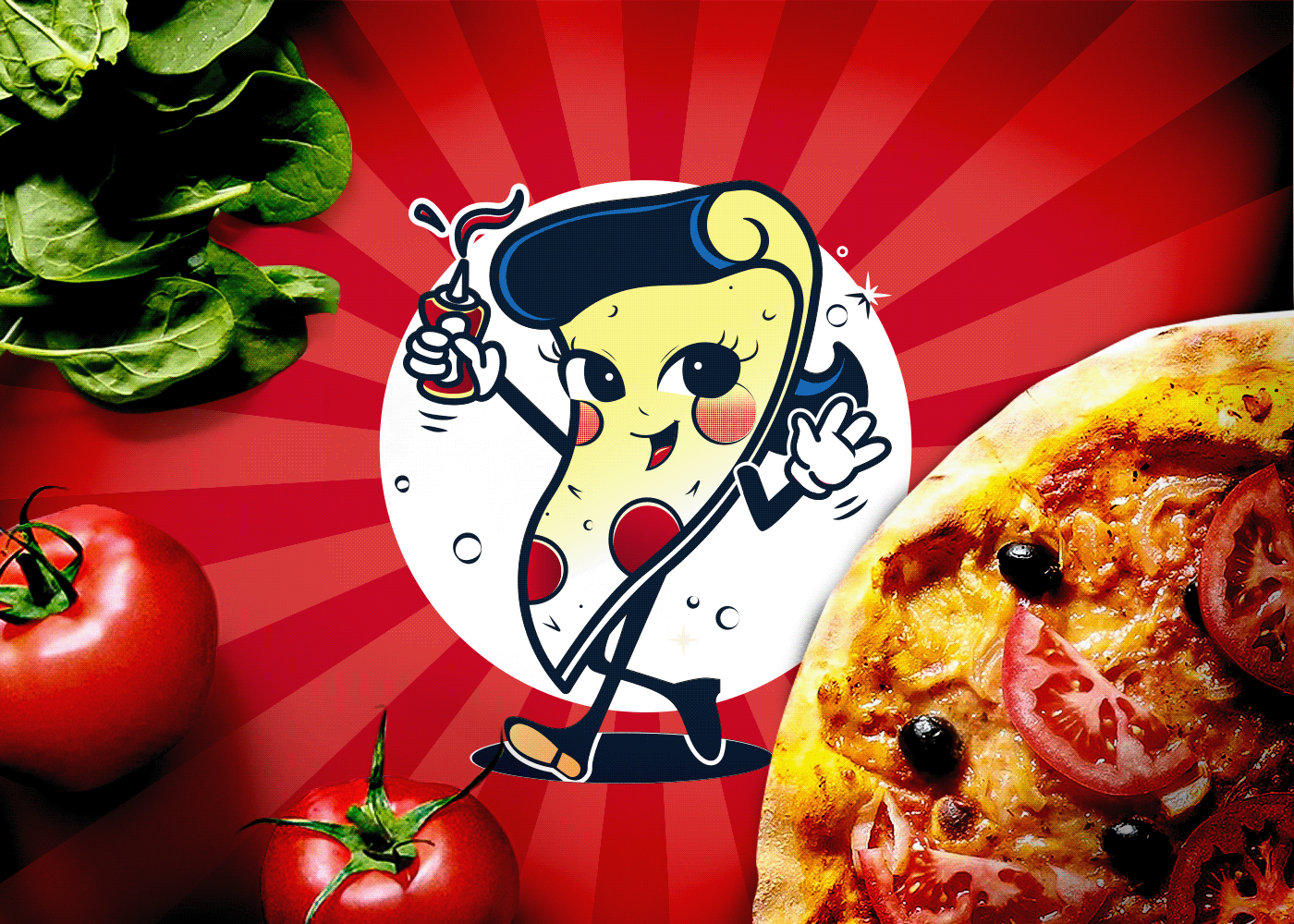 2D brand brand persona branding  Character design  Ilustração mascote personagem Pizza pizzaria