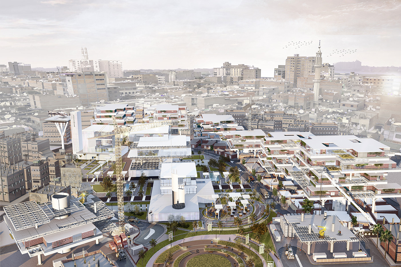 Flexibility architecture slums visulaization Render Urban Design parametric architecture Landscape parametric design