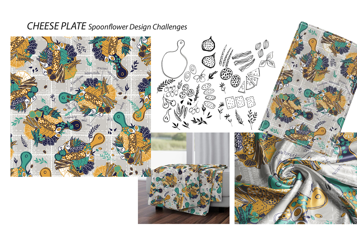 adobe illustrator design fabric Fashion  ILLUSTRATION  pattern print seamless textile vector