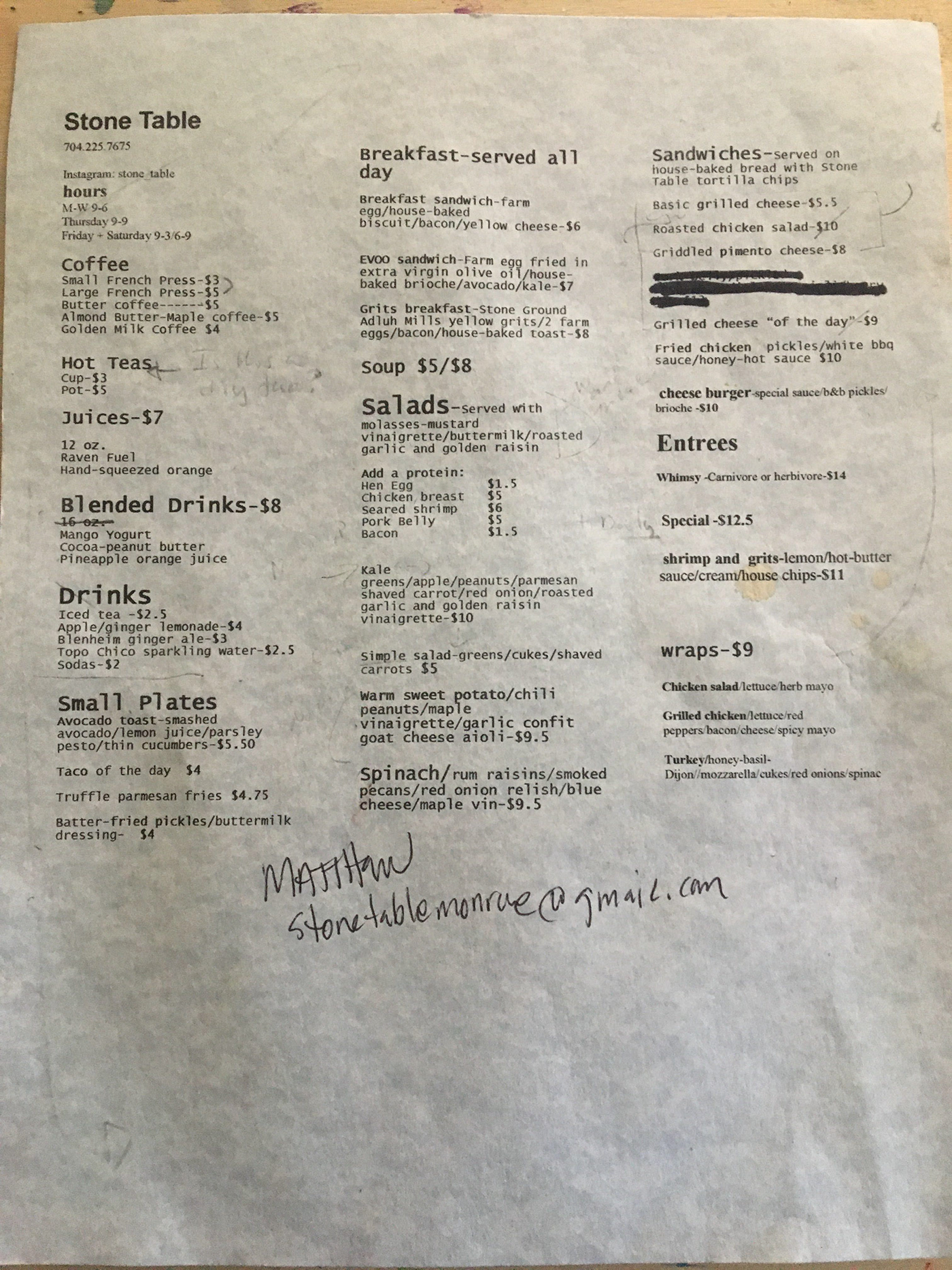 menu design menu printwork mealsformenus