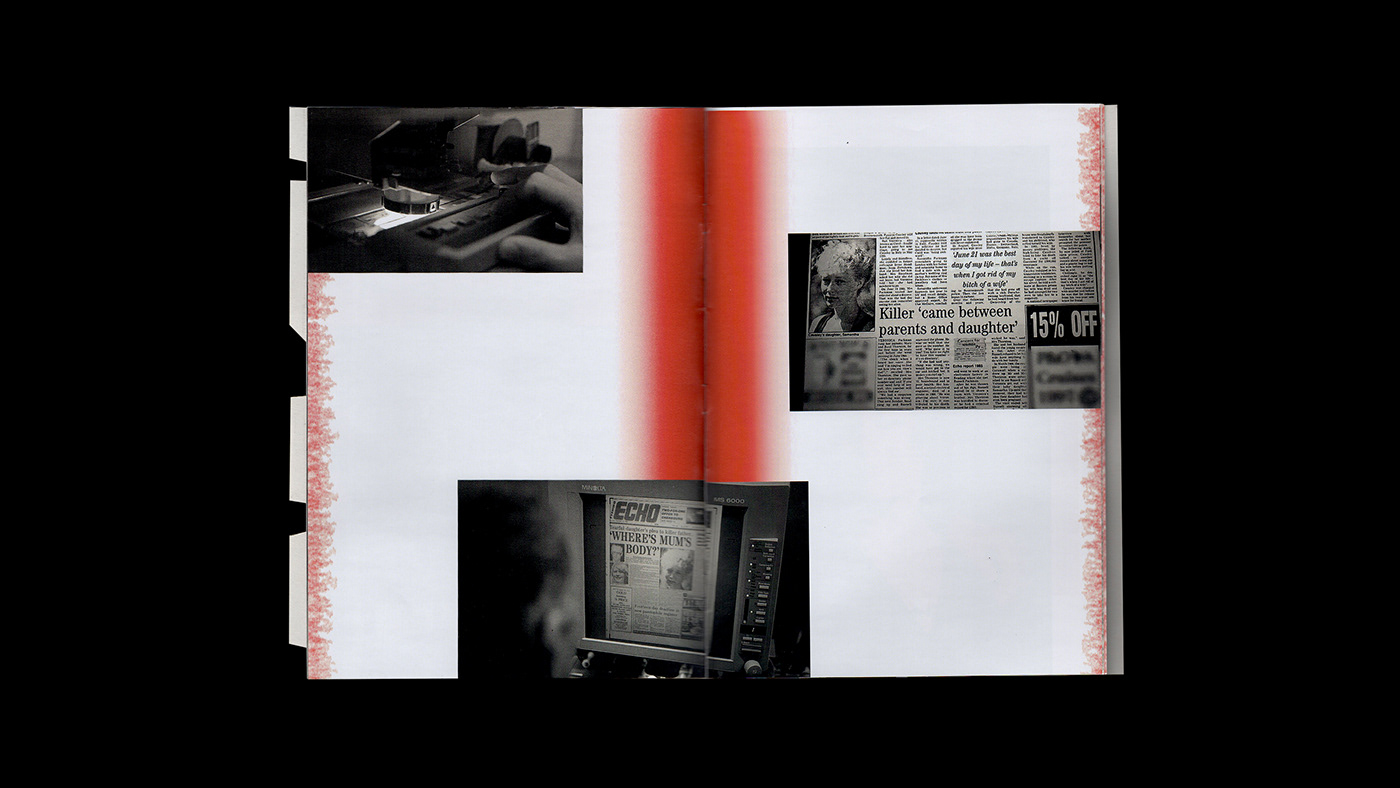 Documentary  crime investigation conceptual book book design story black Investigator