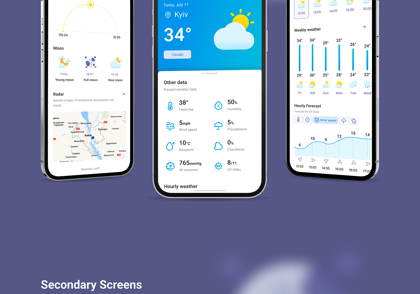 app app design application Figma ios mobile Mobile app UI ux weather