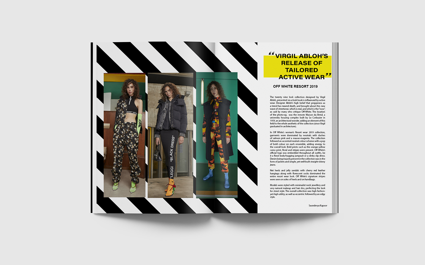 Fashion  review off-white off White resort wear Collection magazine journalism  