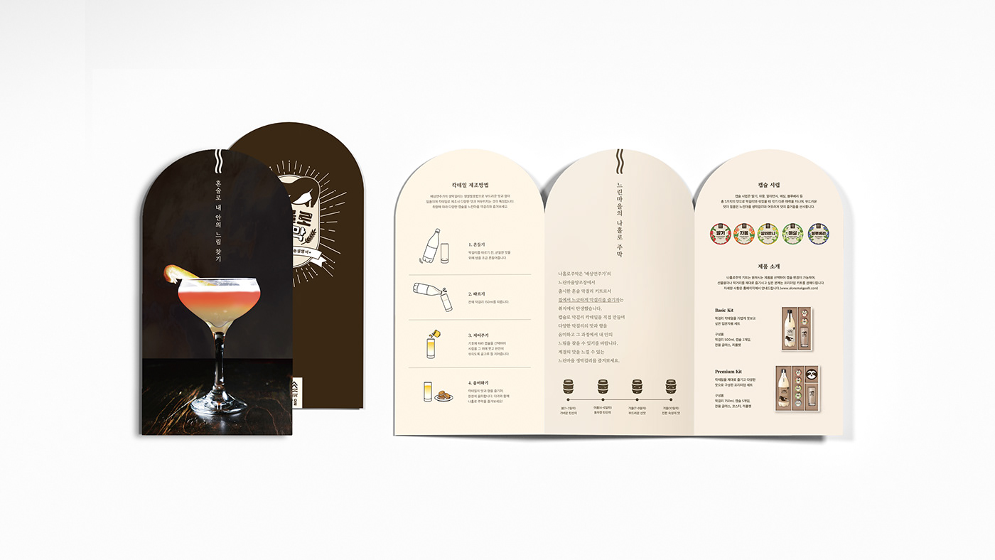 rice wine, package design, kit, branding, design, package, bi, ci, character, leaflet, catalog