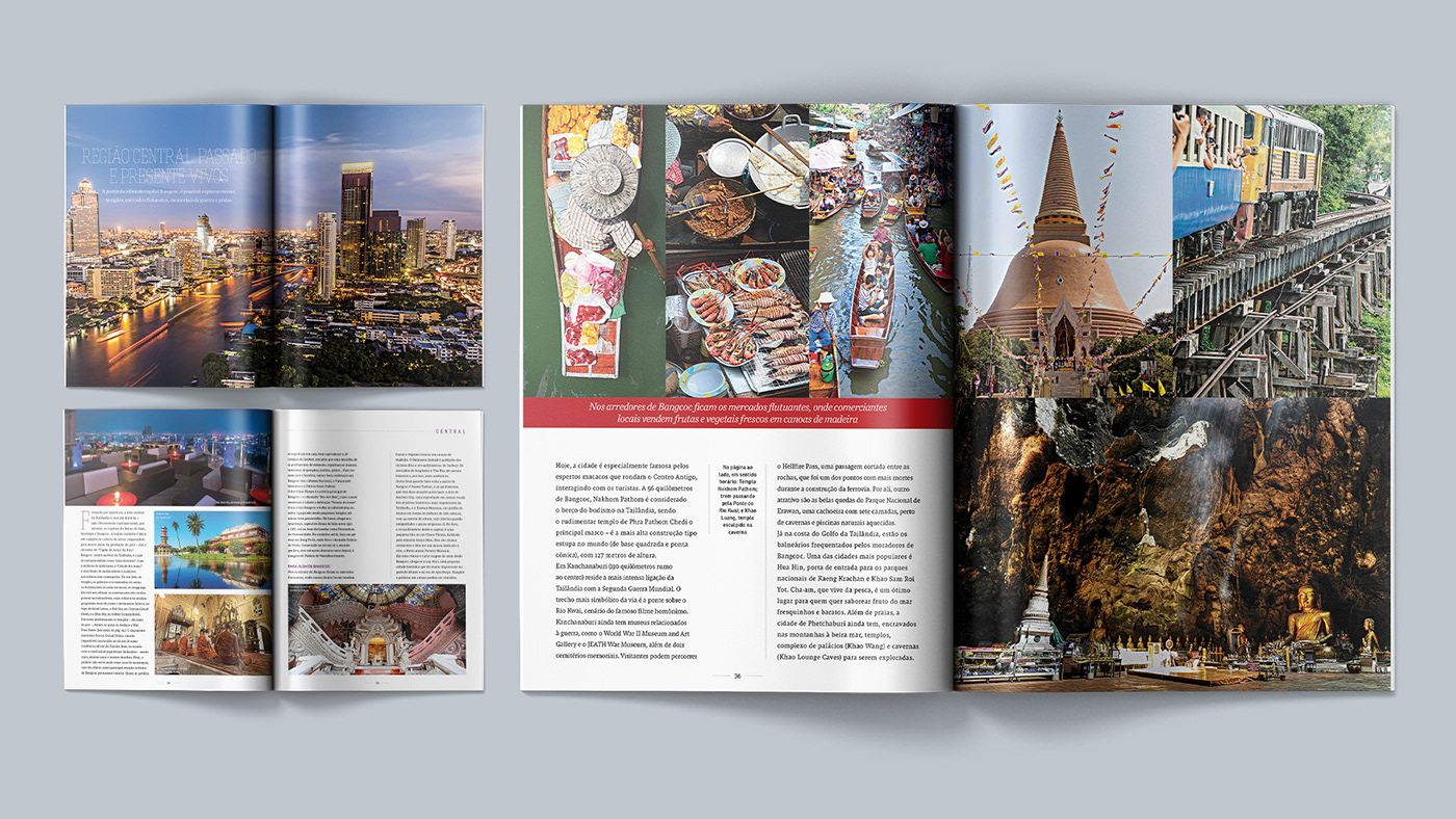 art direction  editorial design  graphic design  key visual Project Thailand design magazine travel and leisure Print