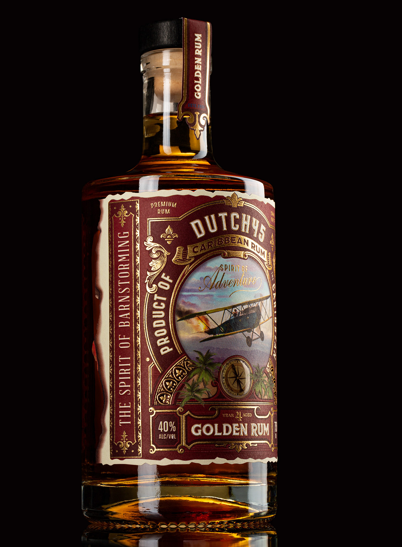 vintage premium gin Label Packaging Rum spirit Whiskey